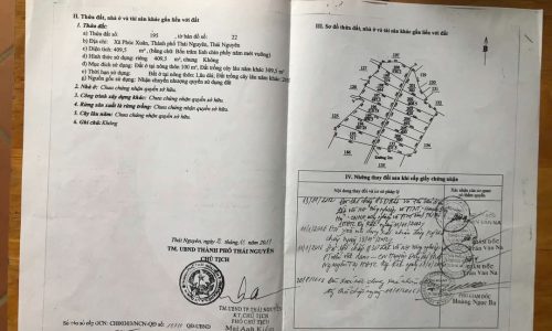 BÁN ĐẤT VÀ NHÀ TẠI THÁI NGUYÊN