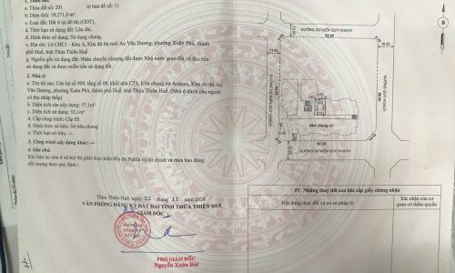 Bán chung cư Aranya CT1 khu A, tầng 9 – 850 triệu, phường Xuân Phú, TP Huế.