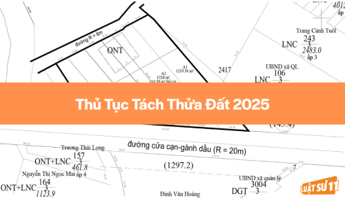 Điều Kiện Và Thủ Tục Tách Thửa