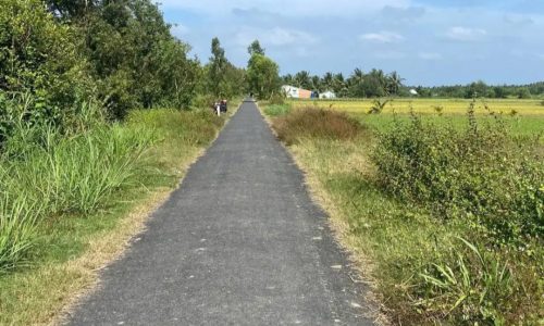 MẶT TIỀN ĐƯỜNG NHỰA 4M GẦN CHỢ HOÀ LỢI, THUỘC HƯNG MỸ, VĨNH LONG MỚI ( HOÀ LỢI, TRÀ VINH CŨ)